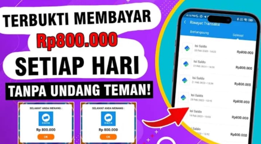 Game Penghasil Saldo Dana Tercepat 800 Ribu Terbaru 2023