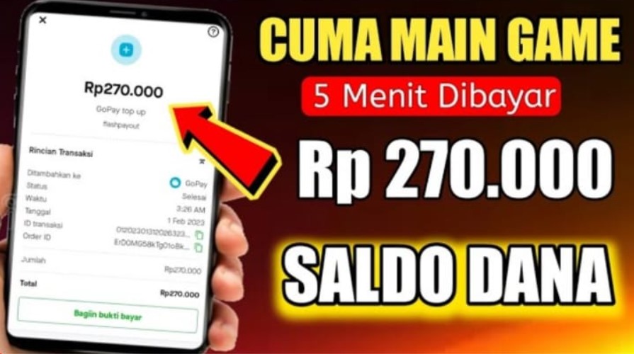 Game Penghasil Uang Tercepat 270 Ribu 5 Menit Langsung Cair Terbaru 2023