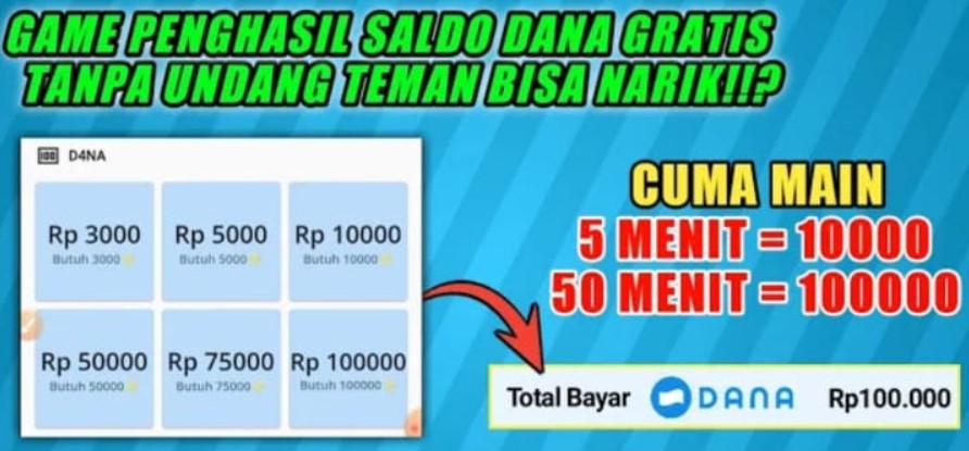 Cair 100 Ribu Setiap Hari! Game Penghasil Saldo Dana 100 Ribu Setiap Hari Tanpa Iklan Terbaru 2023