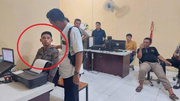 Berawal Dari Tak Sabar Antre, Bripka Rizki Hajar Seniornya Anggota Brimob Sampai Babak Belur