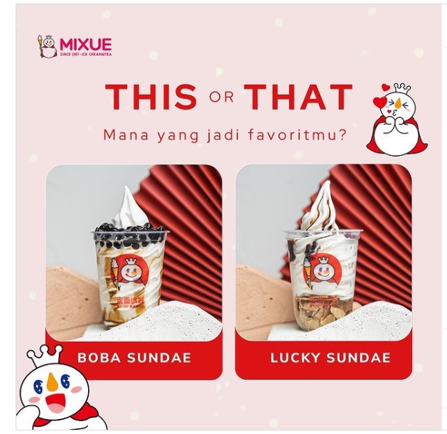 Harga Boba Sundae Mixue, Lengkap Daftar Harga Mixue 2023, Es Krim Viral Pencari Ruko Kosong! (VIA IG Mixue Indonesia)