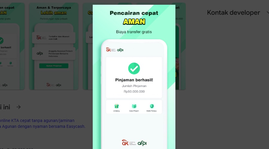 Pinjaman 10 Juta Tenor 12 Bulan, Legal Diawasi OJK, Klik di Sini (Via EasyCash)