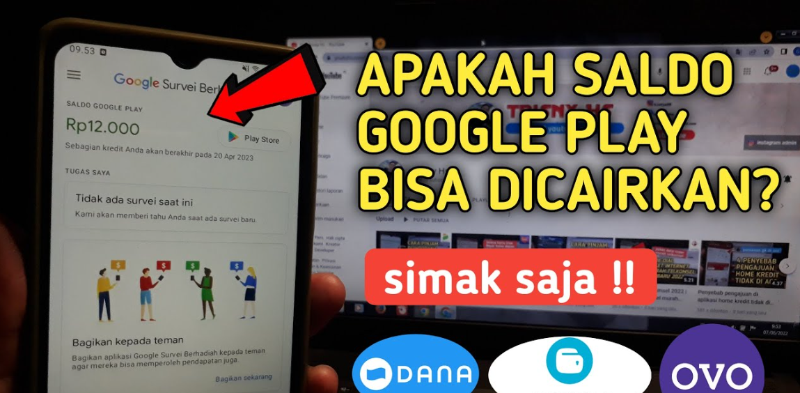 Cara Mencairkan Saldo Google Play ke DANA Terbaru 2023, Emang Bisa ?