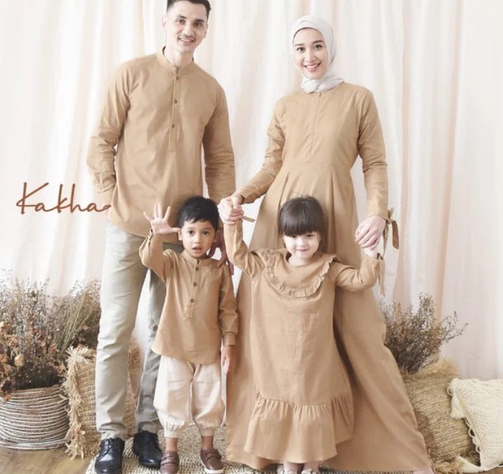 Rekomendasi Baju Lebaran Couple, Dijamin Cantik dan Murah! (Via Shopee kakhaofficial)