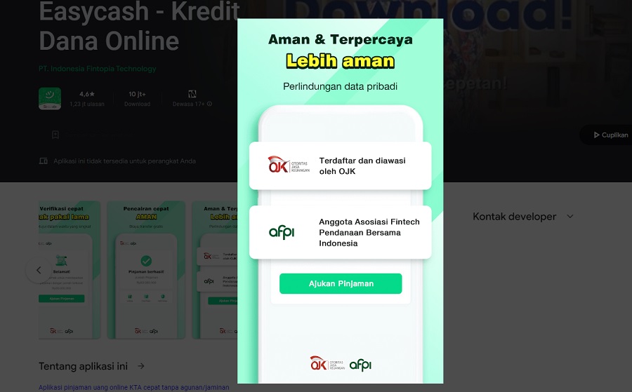 Review EasyCash, Lengkap Simulasi Pinjaman EasyCash Tahun 2023, Cek di Sini