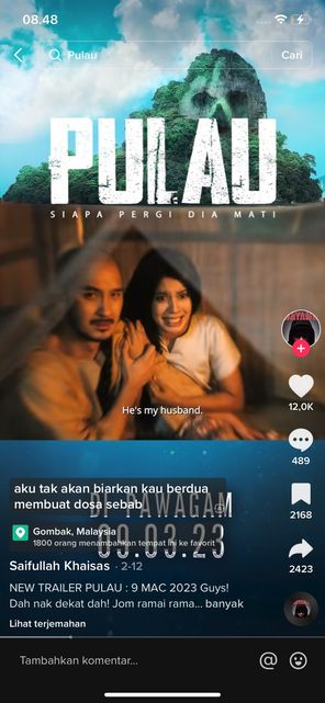 Link Nonton Film Pulau Malaysia Sub Indo, Viral di TikTok!