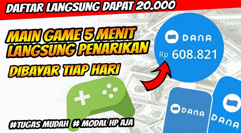 Cepetan Baru Rilis Maret! Game Penghasil Saldo DANA Tercepat Dapat Uang Rp. 600.000 Ribu Perhari