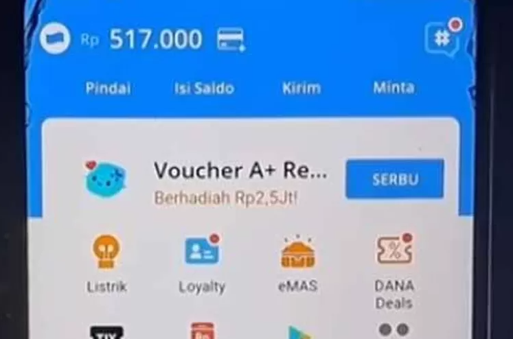 Semenit JEBOL! Cara Mendapatkan Saldo DANA Gratis Cepat 500 Ribu Cuman SEMENIT