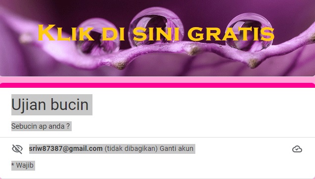 Link Ujian Bucin Docs Google Form, Klik dan Segera Coba di Sini!