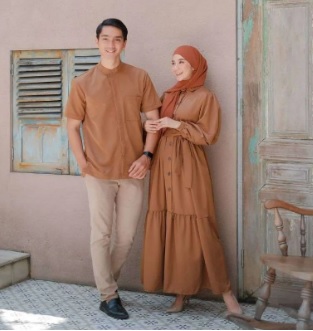 Model Baju Lebaran 2023 Couple, Simple dan Manis