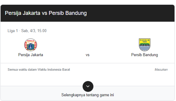 persija vs persib