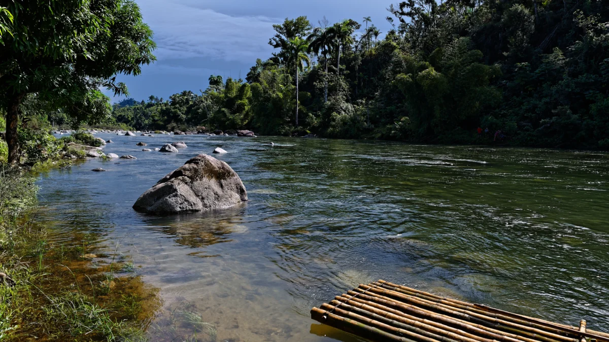 inilah tempat berakhirnya aliran sungai di laut