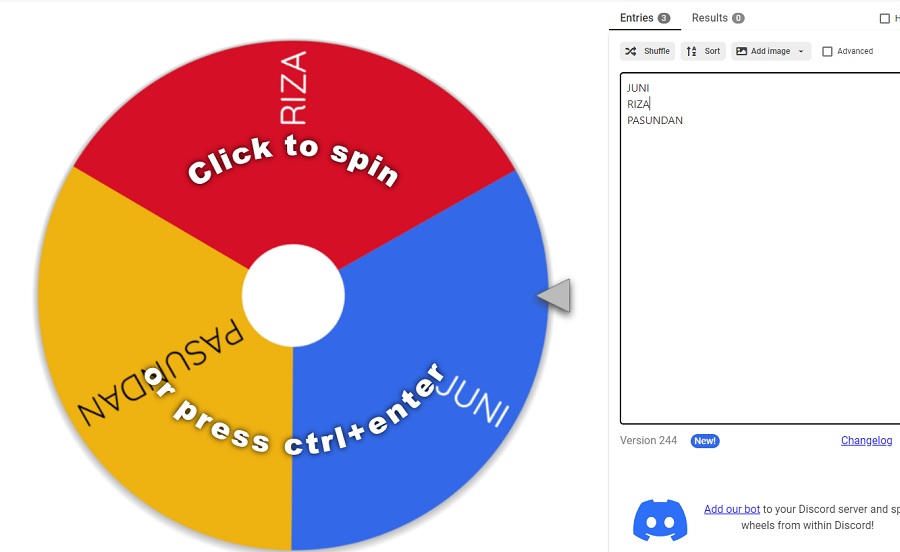 Kocok Arisan Online Website, Murni Tanpa Aplikasi, Tinggal Klik Muncul Nama Pemenang! (spin wheels, via wheelofnames)