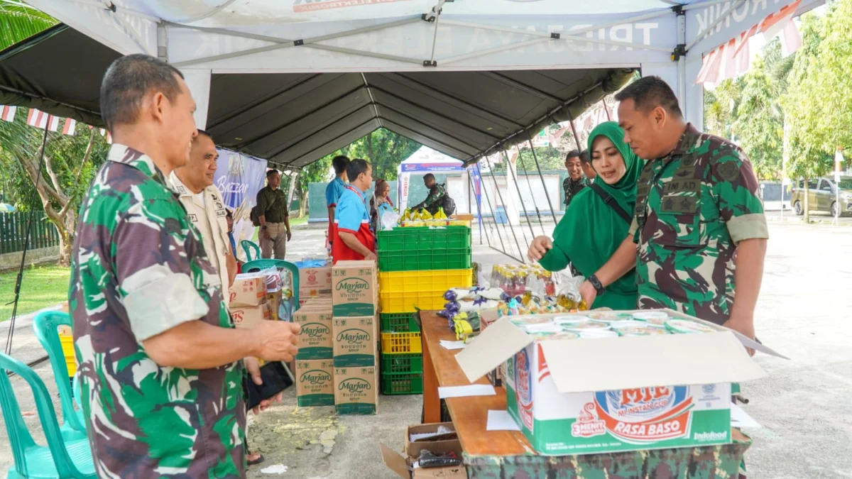 Kodim Subang Ikut Berperan Jaga Stabilitas Harga dan Ketersediaan  Kebutuhan Pokok Masyarakat