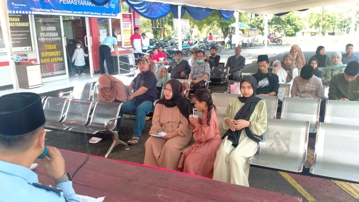 Keluarga Bisa Bertemu Langsung dengan Narapidana Lapas Subang Saat Hari Raya Idul Fitri 