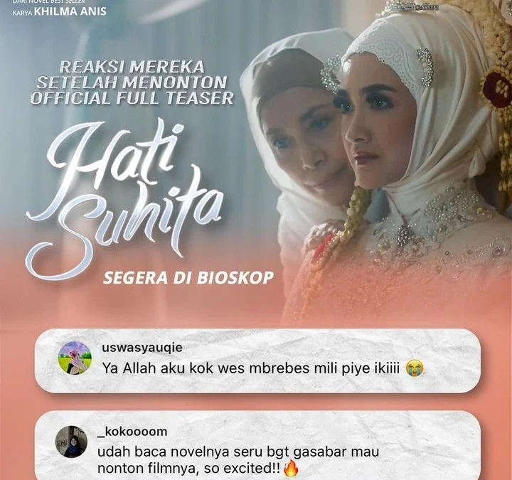 Link Nonton Film Bioskop Hati Suhita, Lengkap dengan Jadwal Tayangnya