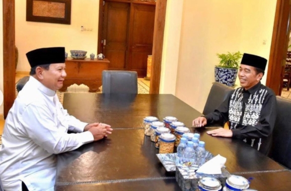 Pertemuan Ceria dengan Jokowi, Prabowo Didoakan Segera Dapat Cawapres