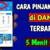 Cara Meminjam Uang di Dana Langsung Cair ke Rekening Bank