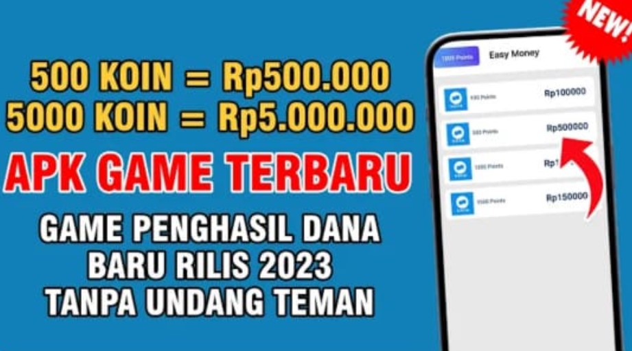 Game Penghasil Saldo Dana Gratis 500 Ribu Tanpa Undang Teman Terbaru 2023