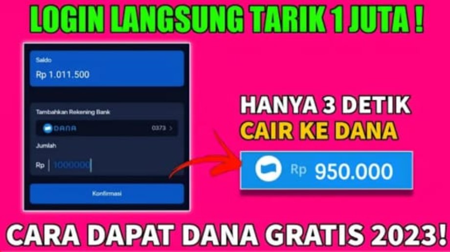 Cara Mendapatkan Saldo Dana 900 Ribu Tanpa Deposit Terbaru 2023