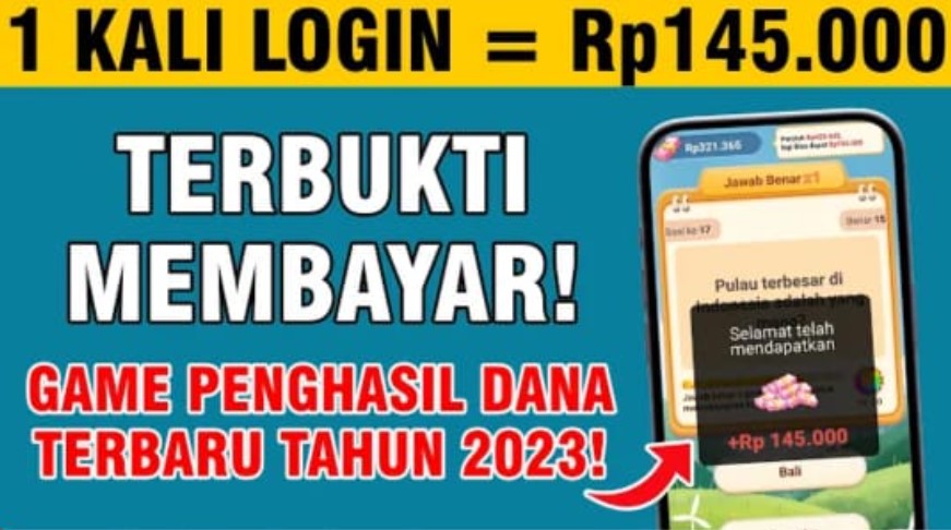 Game Penghasil Saldo Dana Rp150 Ribu Langsung Cair Terbaru 2023