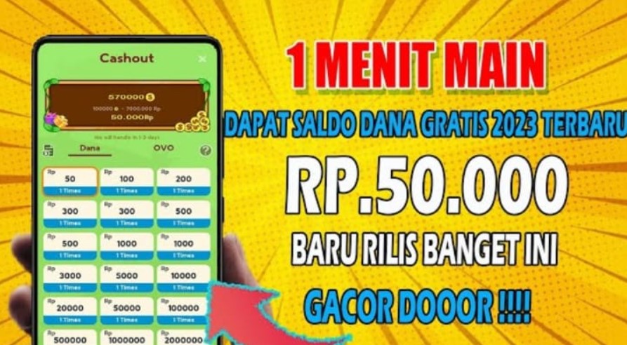 Game Penghasil Saldo Dana 50 Ribu Langsung Cair Tebaru 2023