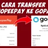 Cara Tf Shopeepay ke Gopay Tanpa Biaya Admin