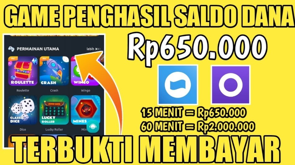 Game Penghasil Saldo Dana Rp650 Ribu Terbukti Membayar