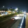 Pantauan lalu lintas di KM 102 Tol Cipali via CCTV.