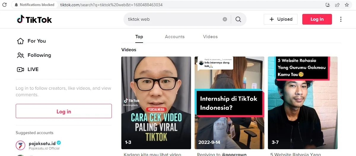 Asal-usul dan Fitur yang Ada Dalam TikTok Web