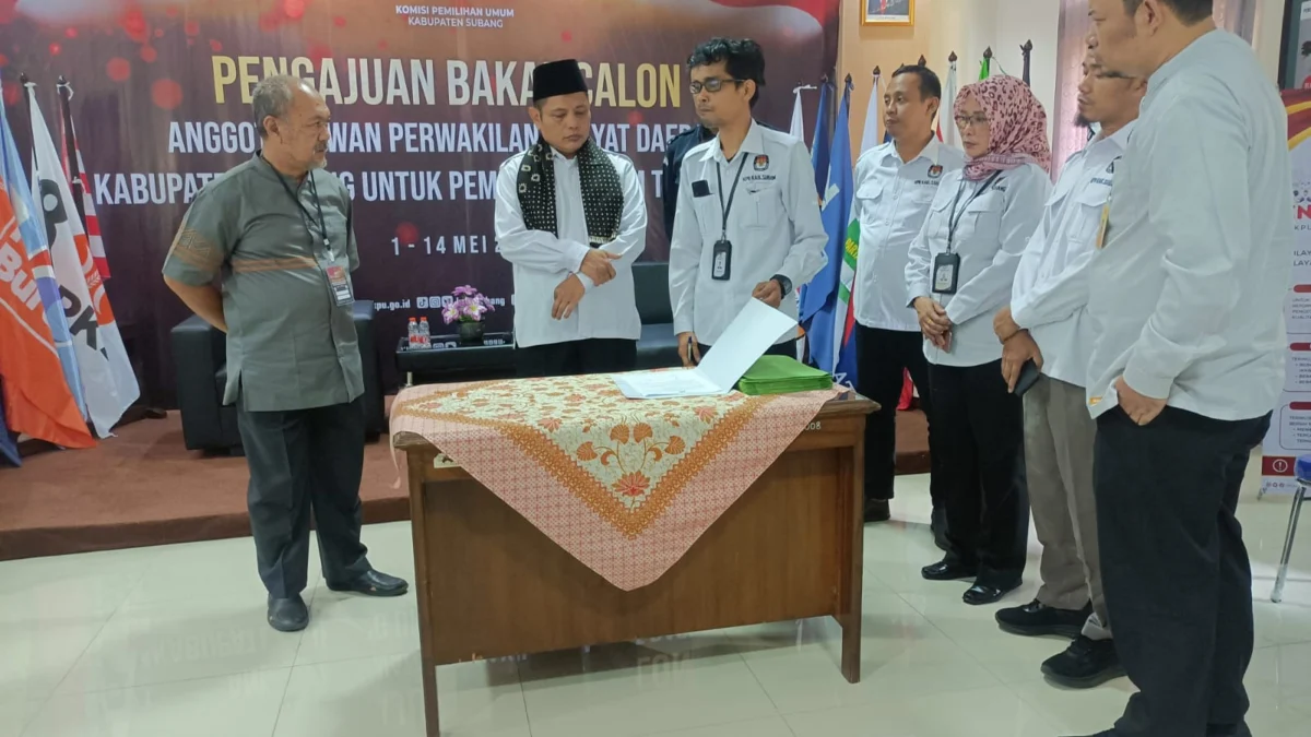 Belum Lengkap, KPU Subang Kembalikan Pengajuan Formulir Bacaleg PBB 