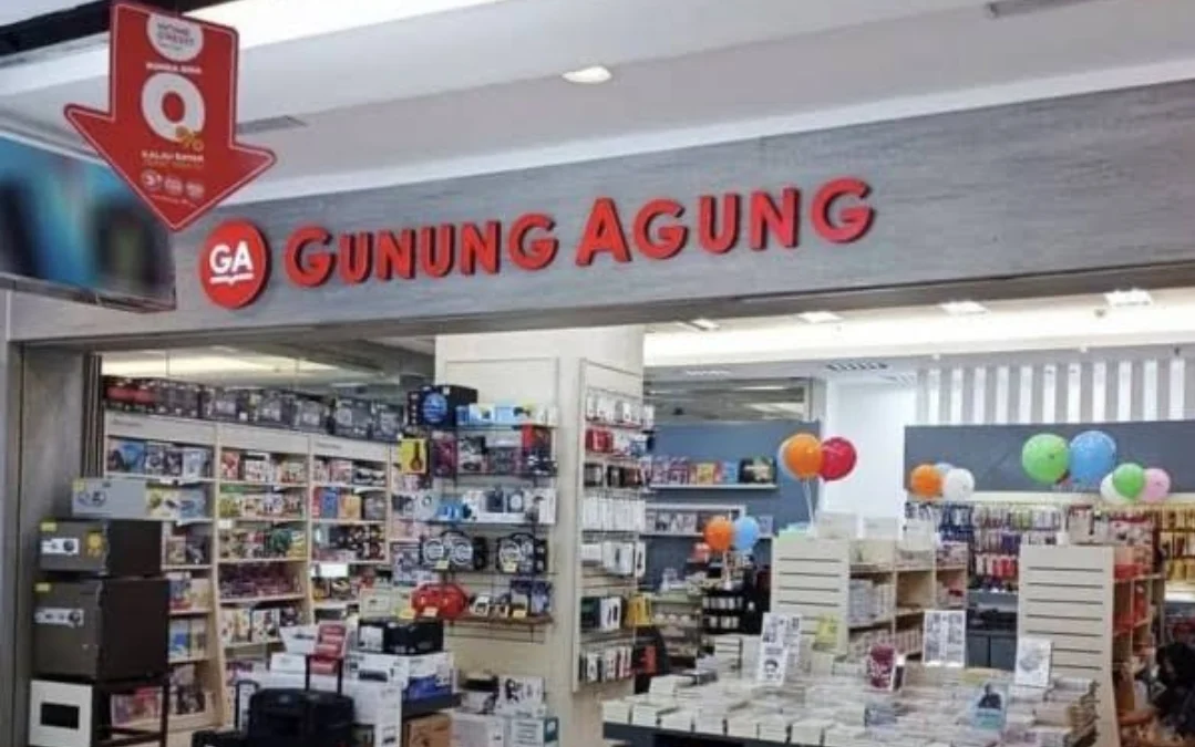 PT GA Tiga Belas Umumkan Penutupan Seluruh Toko Buku Gunung Agung pada Akhir Tahun Ini