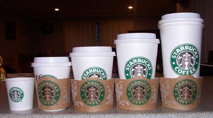 Ukuran Minuman Starbucks