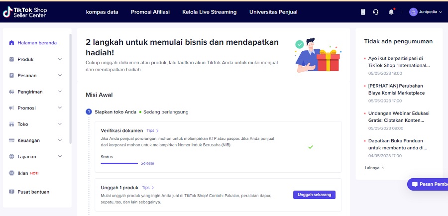 Cara Menautkan Akun Tiktok ke Tiktok Seller, Mudah Bingits! (Via Junipedia)