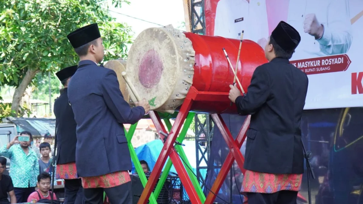 45 Grup di Subang Ramaikan Lomba Rampak Bedug Piala Bupati Cup 