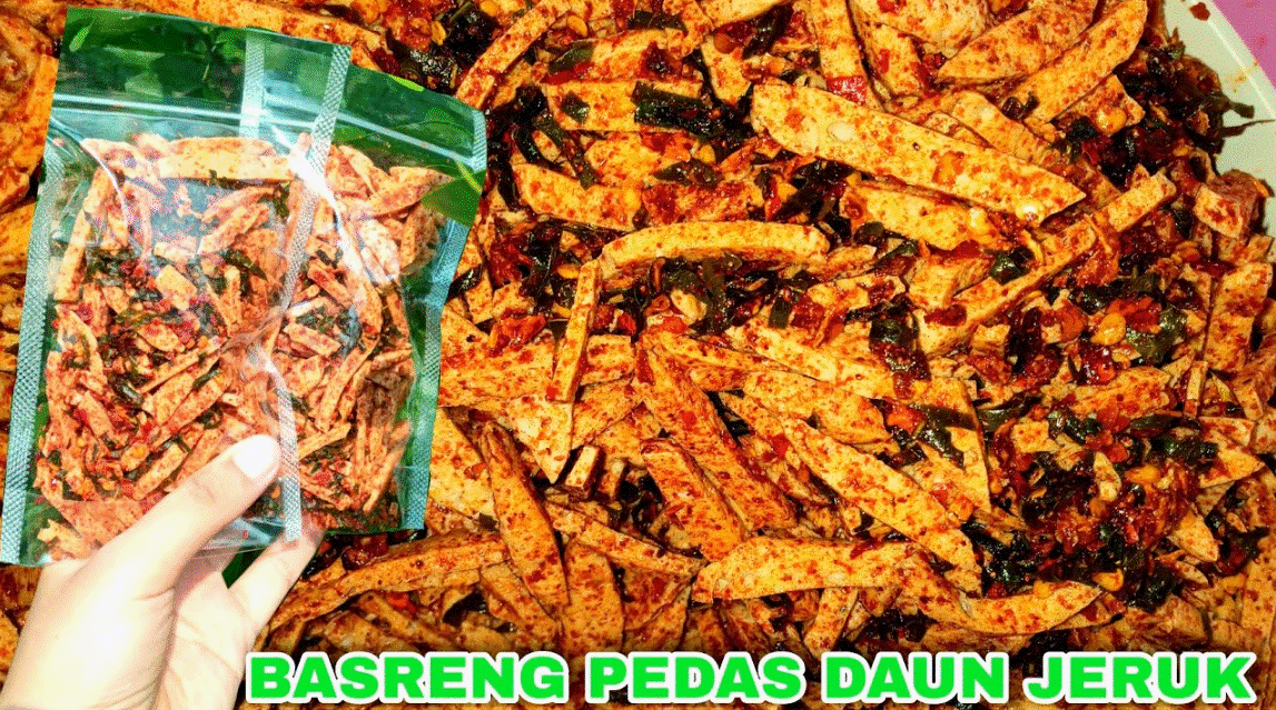 Resep Basreng Pedas Daun Jeruk Jajanan Viral Kekinian, Enaknya Bikin Nagih