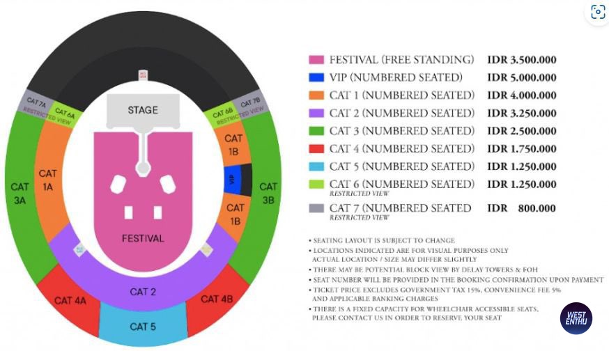 Harga Tiket Coldplay Indonesia, Cek Estimasi Harganya Sebelum Membeli!