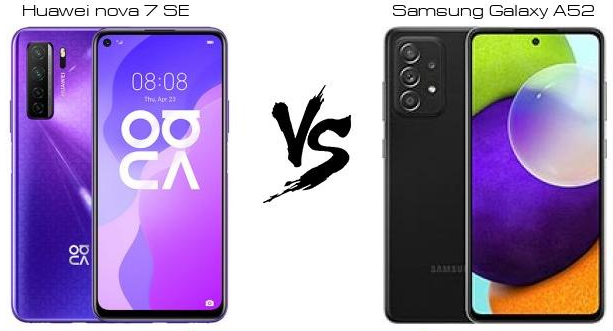 huawei nova 7 vs samsung a52