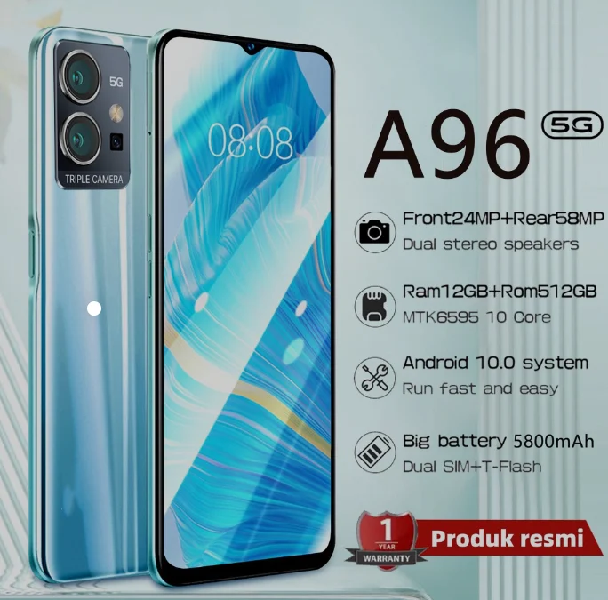 oppo a96 apa sudah 5g