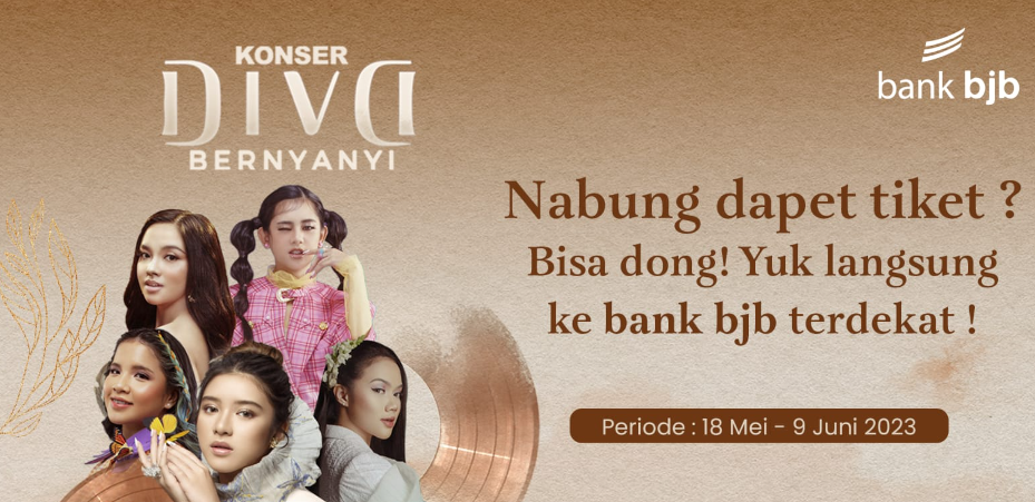 Nabung di bank bjb Bisa Dapat Tiket Konser Diva Bernyanyi