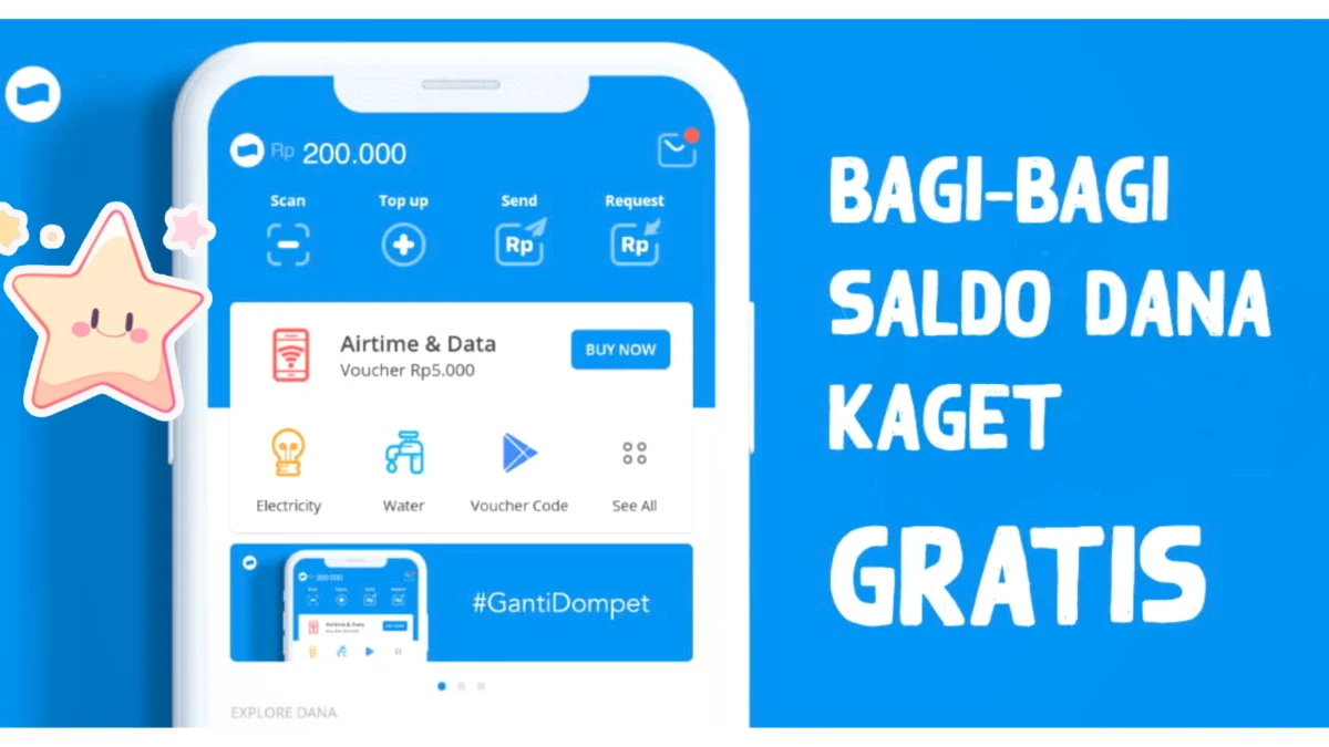 Cara dapetin Saldo dana gratis