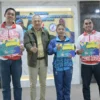 Sekretaris Daerah Provinsi Jawa Barat Setiawan Wangsaatmaja melepas atlet, unified, dan pelatih Special Olympics Indonesia (SOIna) Provinsi Jabar di Aula Dinas Pemuda dan Olahraga Jabar, Kota Bandung, Selasa (2/5/2023).