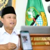 Wakil Gubernur Jawa Barat Uu Ruzhanul Ulum membuka Seleksi Tilawatil Qur'an dan Hadist (STQH) XVIII Tingkat Provinsi Jawa Barat Tahun 2023 di Plaza Pusdai Jabar, Kota Bandung, Minggu (7/5/2023). 