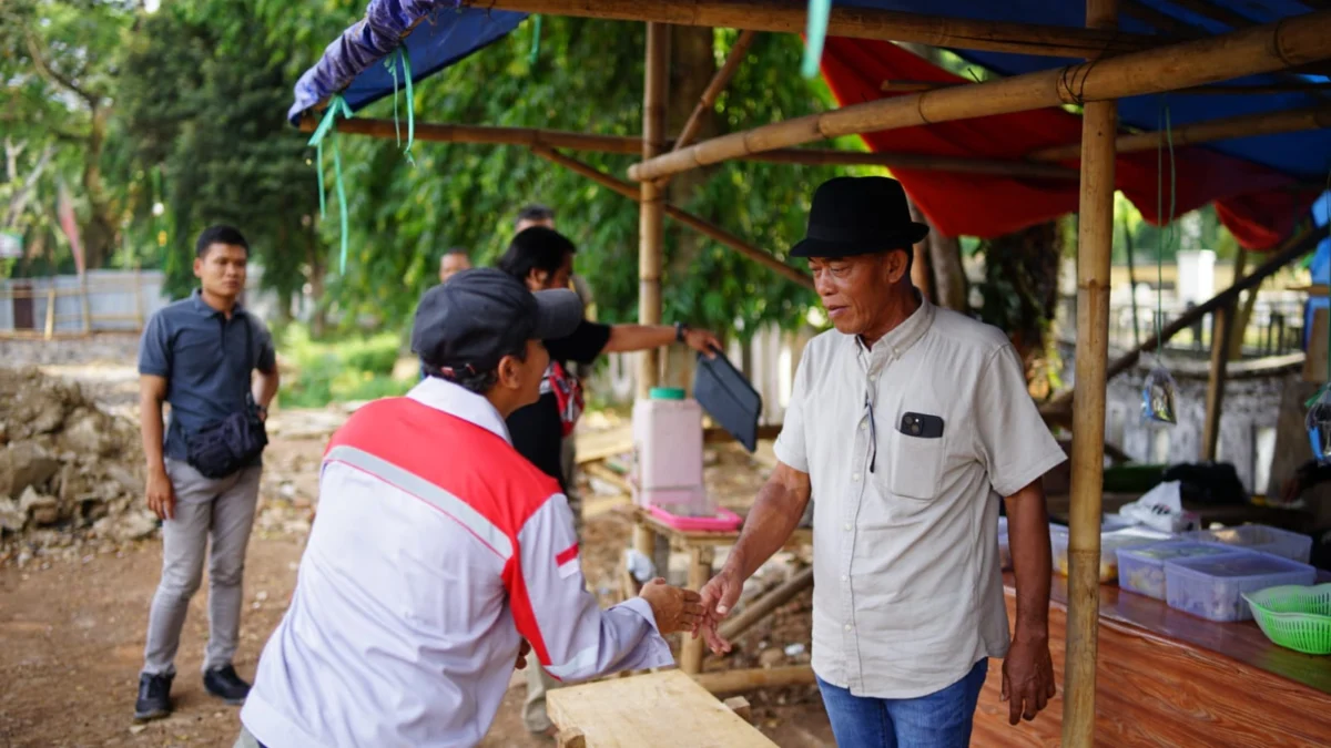 Bupati Ruhimat Berharap Revitalisasi Alun-alun Benteng Pancasila Dibangun Sesuai Spesifikasi