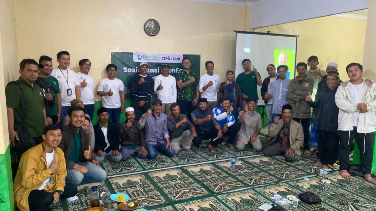 Berbaur dengan Petani, EdenFarm Gelar Temu Tani di 4 Wilayah di Pulau Jawa  