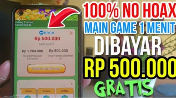 10 Game Penghasil Saldo Dana 500 Ribu Tanpa Deposit Terbaru 2023