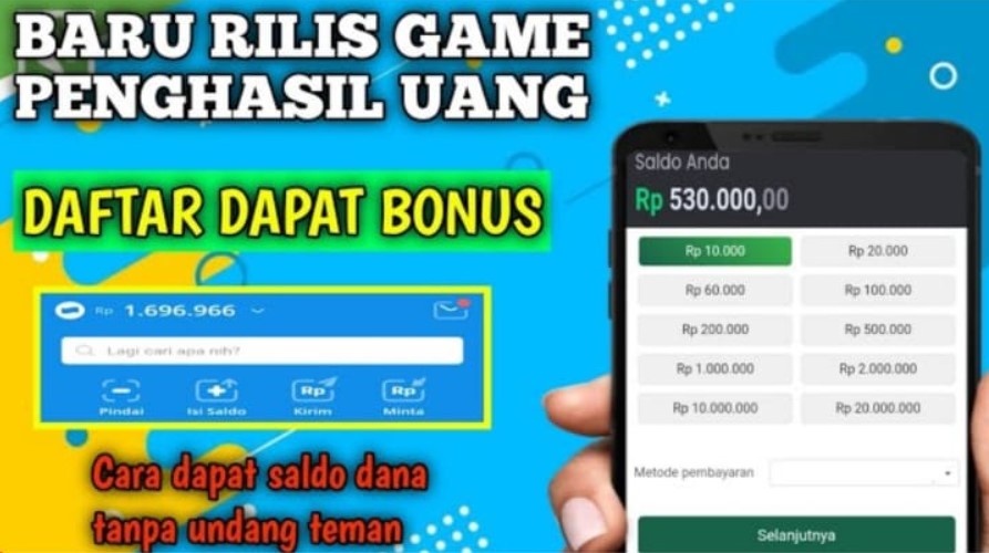 Baru Rilis! Main Game Dibayar Saldo Dana 500 Ribu Secara Gratis