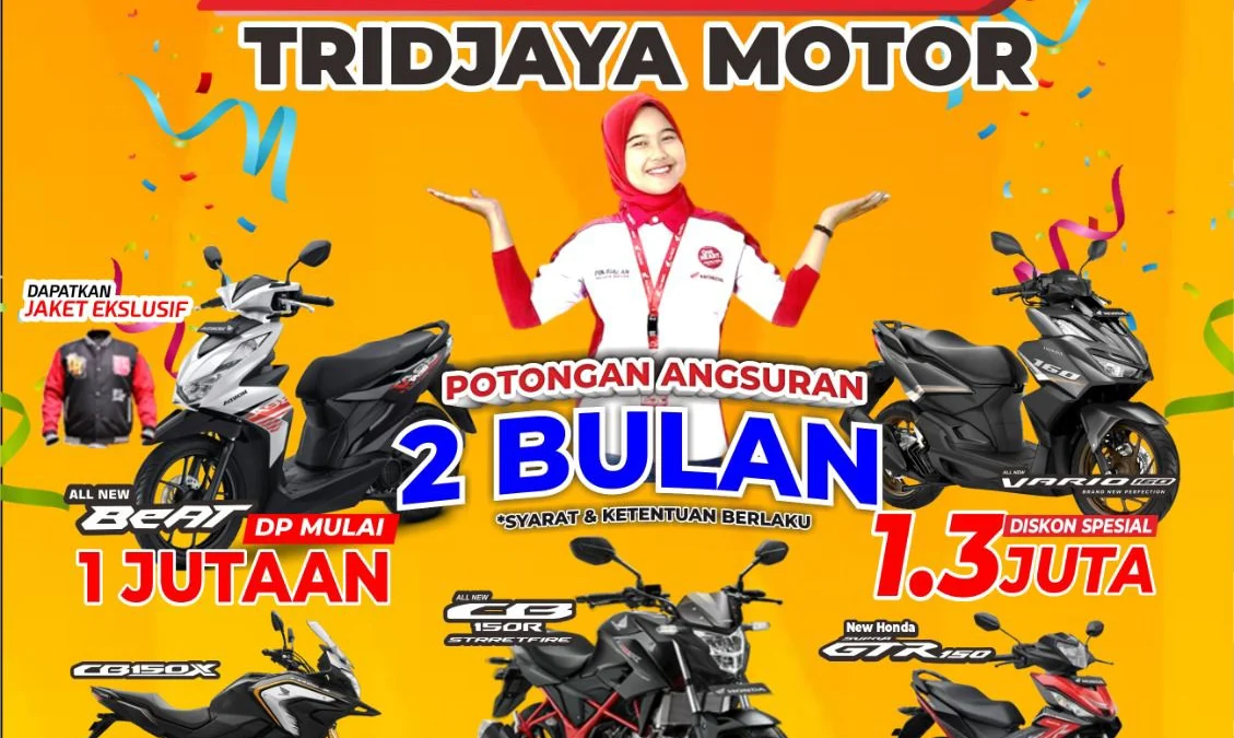 Tridjaya Motor Pagaden Miliki Banyak Pos Penjualan, Mudahkan Masyarakat Beli Motor Honda