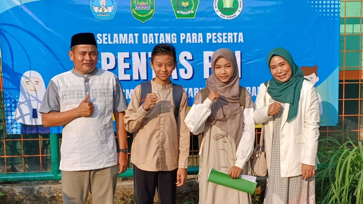 Siswa SMPN 1 Jalancagak Juara Dua Lomba Pidato dan Kaligrafi tingkat Kabupaten Subang