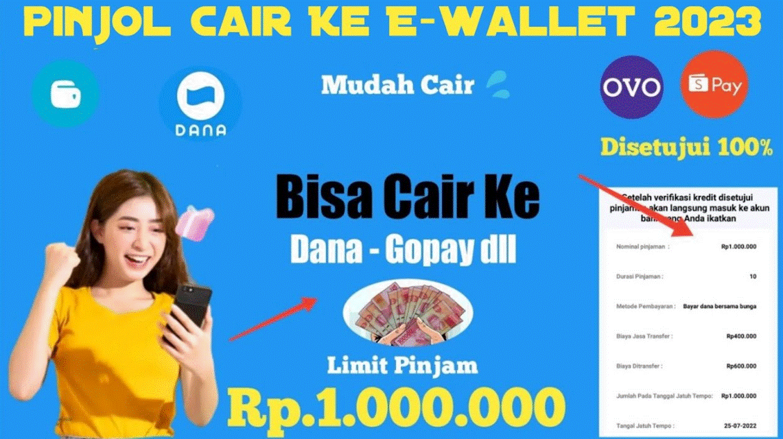 Wow! Pinjol CAIR Ke E Wallet Mantap 2 Menit Langsung CAIR Cair Rp 2 Juta